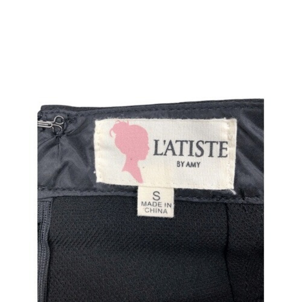 L'Atiste By Amy Black Foldover Skort Skirt Size XS - Picture 7 of 8